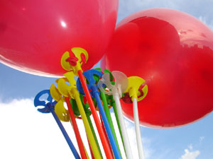 Палочки и зажимы для воздушных шаров